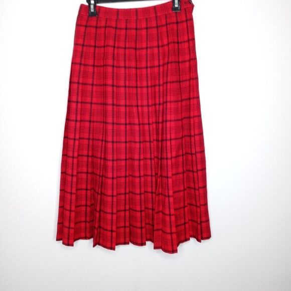 Pendleton virgin wool plaid skirt size 10 - Picture 1 of 7